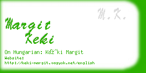 margit keki business card